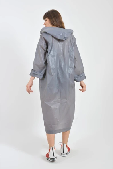 Bosile Unisex Kumaş Su Rüzgar Geçirmez Yağmurluk S bedenden XXL bedene kadar uygundur - 4