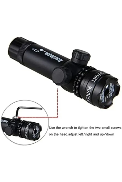Bosile Taktik Ayarlanabilir Yeşil Lazer Sight Dot - 5