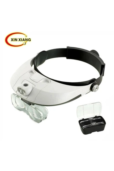 ART Kafa Büyüteç Lup Mercek Set Led Işıklı 5 Farklı Ölçüde Lensleriyle Profesyonel Başlık ürün görseli