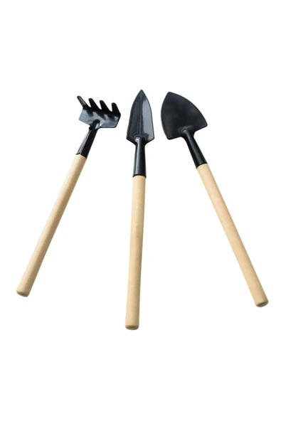Gardener Kürek Kazma Tırmık Seti - Mini Hobi Seti
