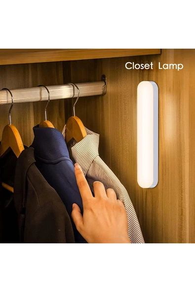 Bosile Kumandalı Masa Lambası Gece Lambası 3 Farklı Işık Seçeneği - USB'li Taşınabilir Mıknatıslı - 5