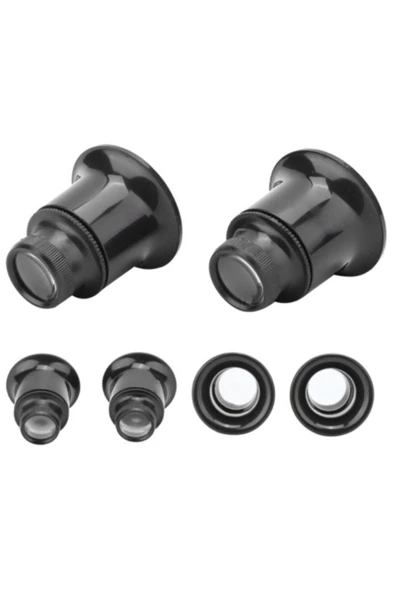 PeriStore 1 Adet Kuyumcu Saatçi Büyüteci 20x Lüp Büyüteç Saat Takı Tamir Göz Mercek Makro Lens