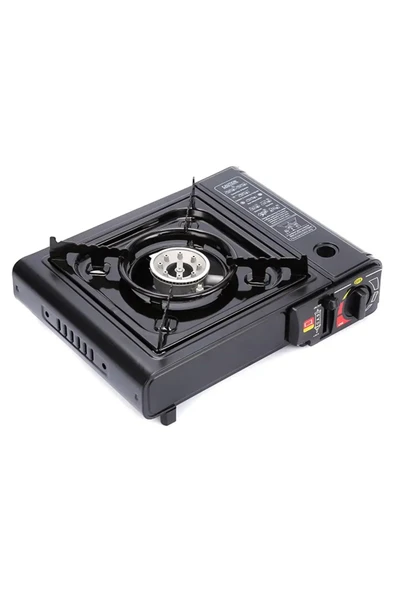 Nurcamp Tekli Portatif Kamp Ocak Gaz Stop Emniyetli + 6 Adet 227 Kartuş ürün görseli