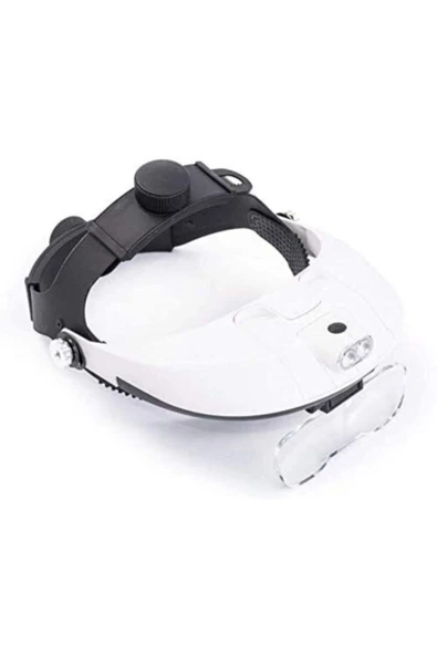 Esmay Mg-81001h Işıklı Kafa Büyüteci Tamirci Büyüteci (5 Lensli) - 7