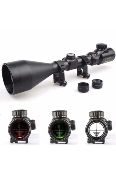 Bosile Tr-nikula 3-9x56eg Dürbünü Çift Işık Kırmızı Yeşil Kaynaklı Zoomlu