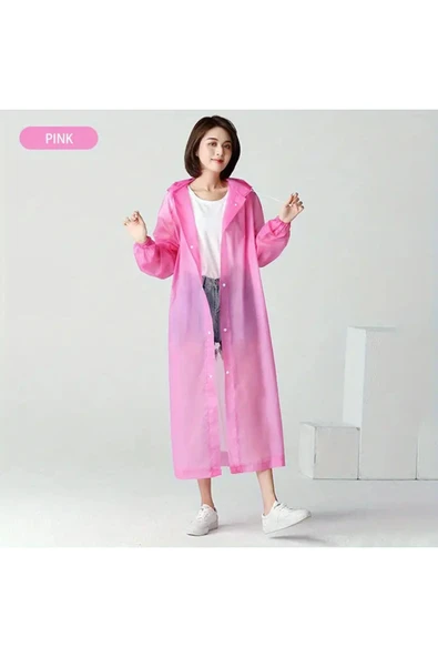 Bosile Unisex Eva Kumaş Su Rüzgar Geçirmez Yağmurluk