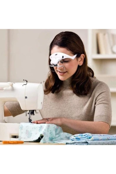 RICHIE Şarjlı Gözlük Büyüteç Çalışma Büyüteci 5 Lensli - 3