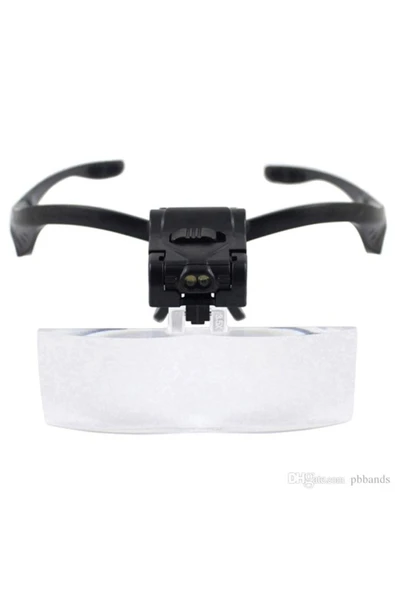 Bosile Işıklı Gözlük Büyüteç - 5 Farklı Lens - 2