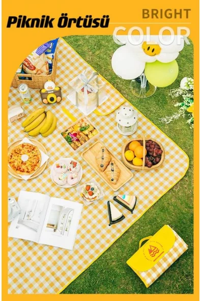 SHUFA plaj örtüsü piknik matı kamp matı piknik örtüsü 150*150CM
