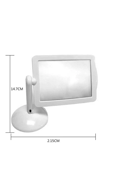 Bosile 3x 360 Derece Döndürme Ekranlı, Çok Fonksiyonlu Masaüstü Büyüteç - 2