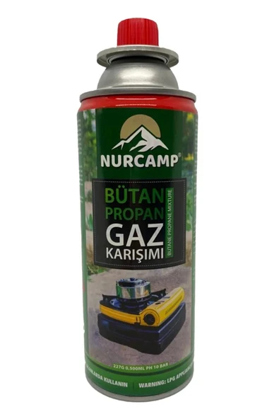 Nurcamp Bütan Propan Gaz Kartuş Yedek Tüp