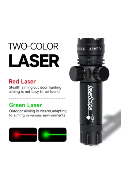 Bosile Taktik lazer Kızılötesi lazer su geçirmez ayarlanabilir lazer - 6