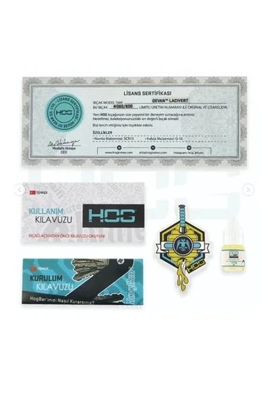 Nurcamp Hog Sasmir Çakı Sertifikalı Limitli Üretim - 3