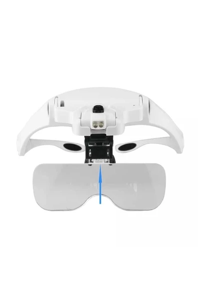 Pavone Kalıcı Makyaj Büyüteç Gözlük - Microblading Işıklı Loop Gözlük - 6