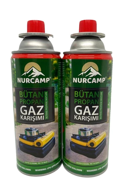 Nurcamp Gaz Kartuşu 2 'li Set