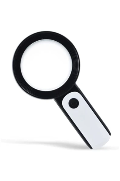 Bosile 30x -12ışıklı Büyüteç Taşınabilir Çıft Katmanlı Optik Cam Okuma Büyüteç - 2