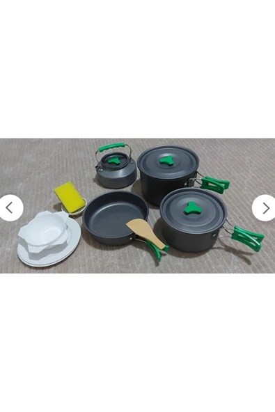 Nurcamp Kamp Tencere Seti 3 Parça