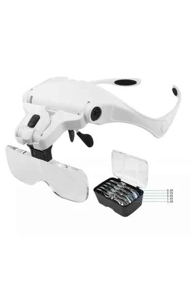 Pavone Kalıcı Makyaj Büyüteç Gözlük - Microblading Işıklı Loop Gözlük - 3