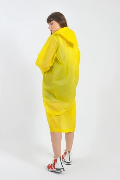 Bosile Unisex Eva Kumaş Su Rüzgar Geçirmez Yağmurluk - 4