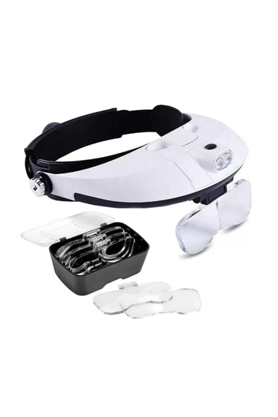 ELLEA NAIL Kalıcı Makyaj Ipek Kirpik Işlemleri Için Çift Ledli Loop Gözlük - 5