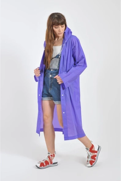 The Lavinia Unisex Su Geçirmez Eva Kumaş Yağmurluk - 2