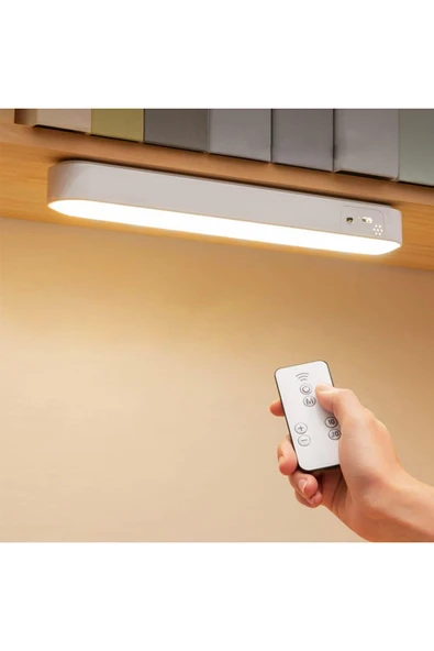 Bosile Kumandalı Masa Lambası Gece Lambası 3 Farklı Işık Seçeneği - USB'li Taşınabilir Mıknatıslı