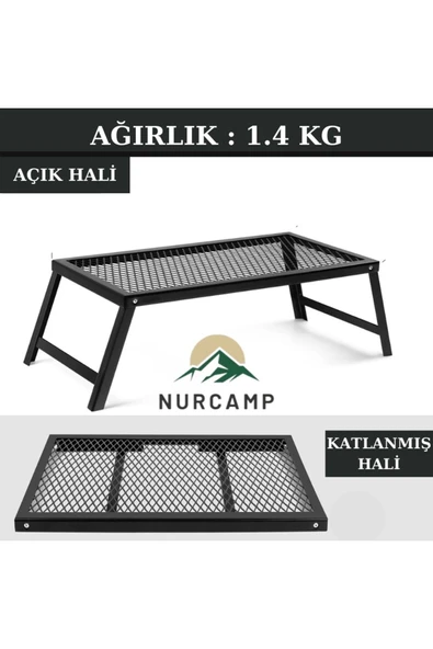 Nurcamp Ateş Üstü Küçük Izgara - 7