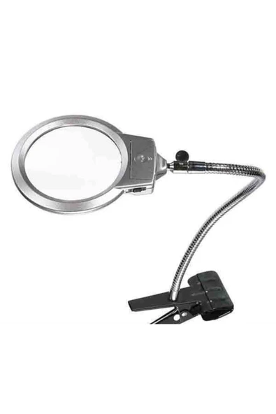 MucizeOyuncaklar Mandallı Ayarlanabilir Başlıklı Led Işıklı Büyüteç 130 mm