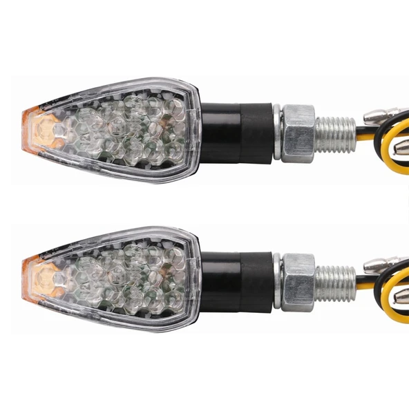Speedpark Motosiklet Modifiye Üçgen Ok Sinyal Lambası HF036 Model - 2
