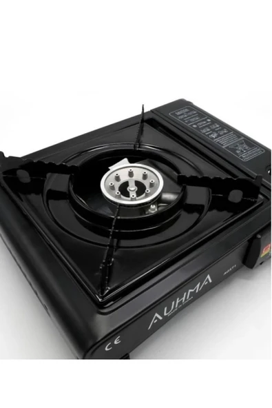 auhma Tekli Portatif Kamp Bahçe Piknik Ocağı 1 Kartuş Hediye - 5