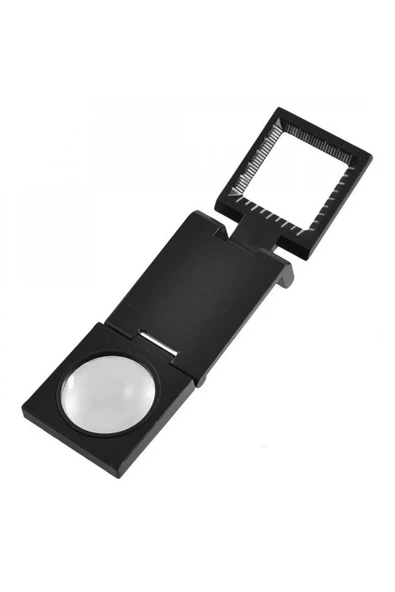34center Led Işıklı Lup Mercek Metal Katlanır Ölçekli Kılıflı Işıklı Büyüteç - 4