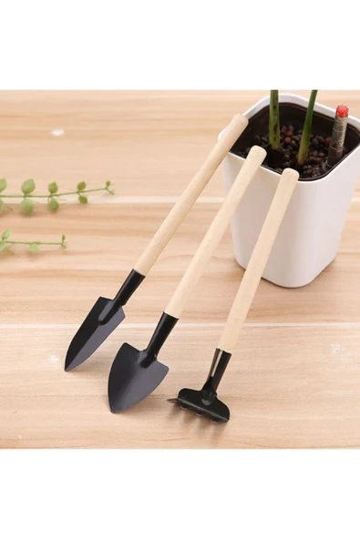Gardener Kürek Kazma Tırmık Seti - Mini Hobi Seti - 3