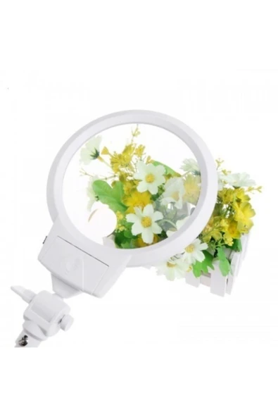 Paltava CTN 2x-6x130mm Led Büyüteç Hd Masaüstü Bakım Okuma Gözlükleri Katlanabilir Işık Büyüteç - 5