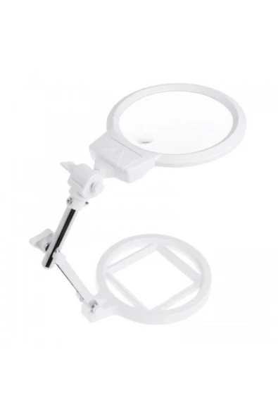 Paltava CTN 2x-6x130mm Led Büyüteç Hd Masaüstü Bakım Okuma Gözlükleri Katlanabilir Işık Büyüteç - 3