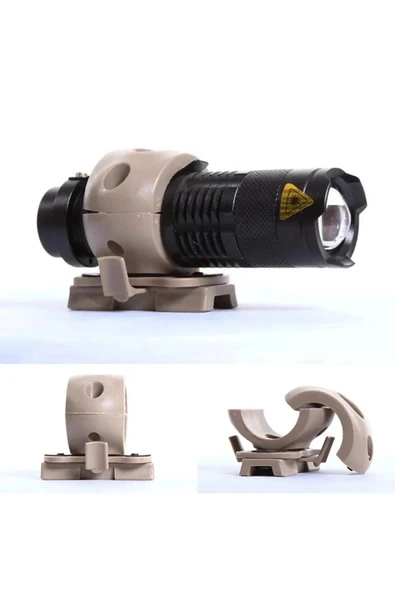 Bosile 25mm taktik kask kelepçe adaptörü - Resim 2