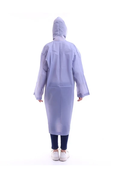 ÖNDER MODA Yağmurluk Rüzgarlık Bebe Mavi Unisex Su Geçirmez Eva Kumaş - 5