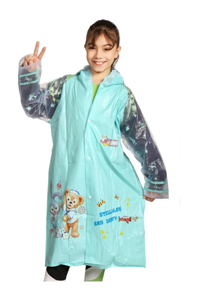 ESU ACCESSORY Karakter Cocuk Yağmurluk 10-13 Yaş Xll Beden - 2