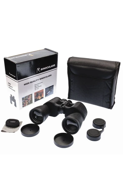 Nikula 7X50 – Geniş Ön Mercekli Profesyonel El Dürbünü – 1000M/56M – Siyah V4 ürün görseli