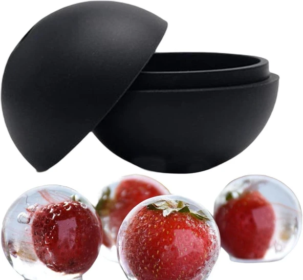 Küre Şeklinde Buz Yapma Kalıbı - Resim 3