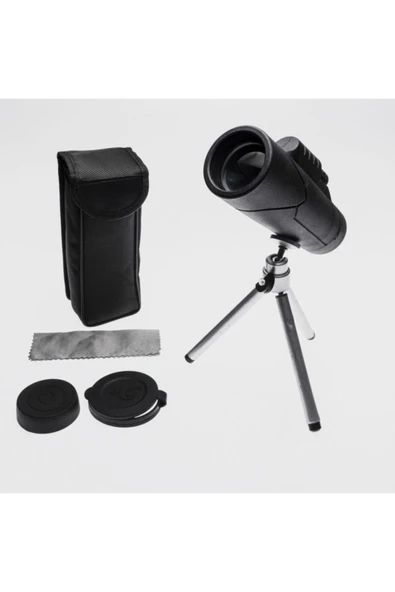 Nikula 10x42 Tek Gözlü Teleskop Dürbün - Süper Zoomlu - Tripod Ayaklı - 1000m/56m - 5