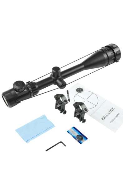 Bosile Yüksek Kaliteli 6 24x50 Aoeg Dürbünü Çift Işık Kırmızı Yeşil Kaynaklı Zoomlu B - Resim 5