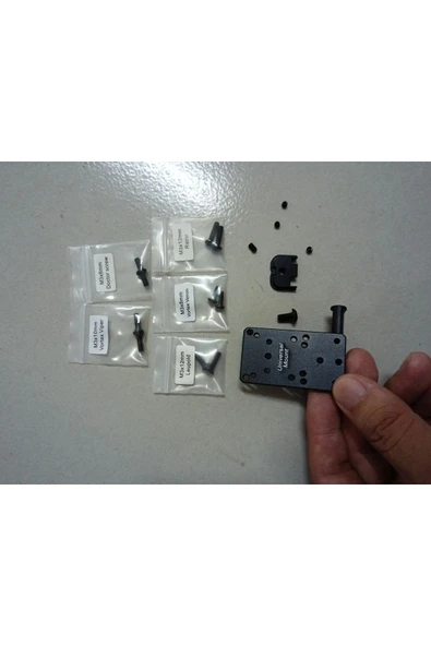 Bosile Universal Optics Mount Red Dot Scope Reflex Mount Plate Base Glock 17 19 22 23 Rear Sight - 1