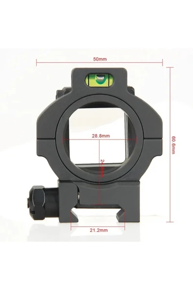 Bosile Sight tam Metal ayna köşe görme yansıtma  360 döndürmek için Reddot holografik - Resim 3