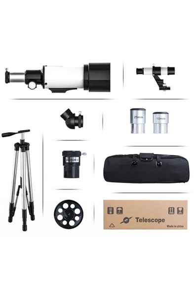 Nikula 70x400 Yüksek Netlik Uzay Monoküler Kara Ve Uzay Teleskobu - 7