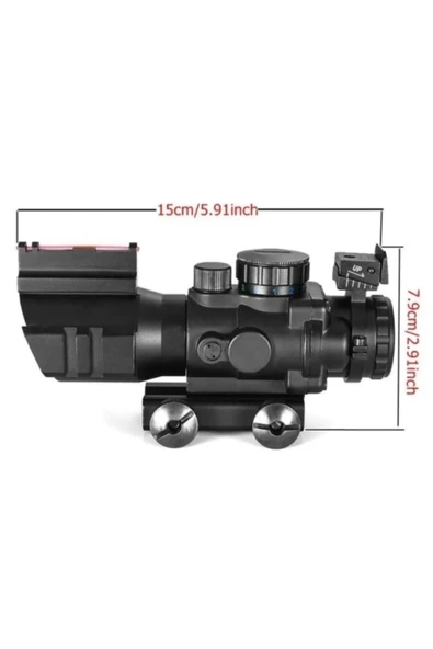 Bosile Spıke 4x32 Kırmızı Işıklı Tfek Dürbünü - Resim 2