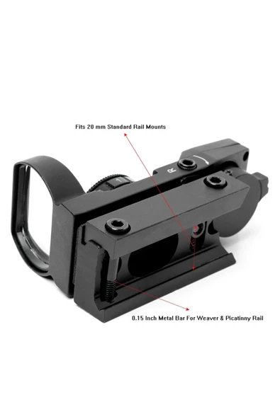 Comet Best 2 Renkli 4 Farklı İşaretleyici Reddot Nişangah 1x22x33mm - Resim 3