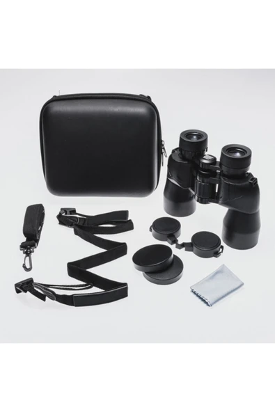 Bosile 10x42 Profesyonel El Dürbünü - Büyük Mercek - Süper Netlik - 1000m/97m - Siyah ürün görseli