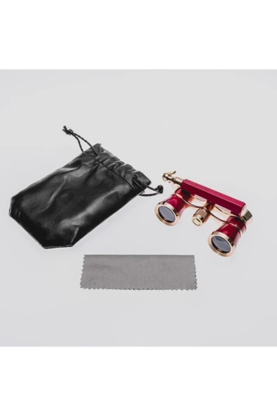 Nikula Tiyatro / Opera Dürbünü 3x25 - Prinç Metal Kaplamalı - Retro - Resim 8