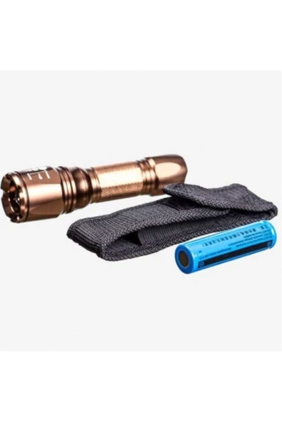 Bosile Nikula Beyaz Led Işıklı - Pilli Mini El Feneri - D35 - 2