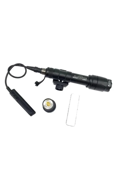 Bosile TAKTİK EL FENERİ KABLOLU Scout Light LED Flashlight Weapon Remote Switch Picatinny - Resim 4